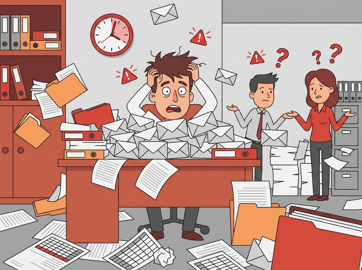 Manual policy management chaos — scattered emails and documents